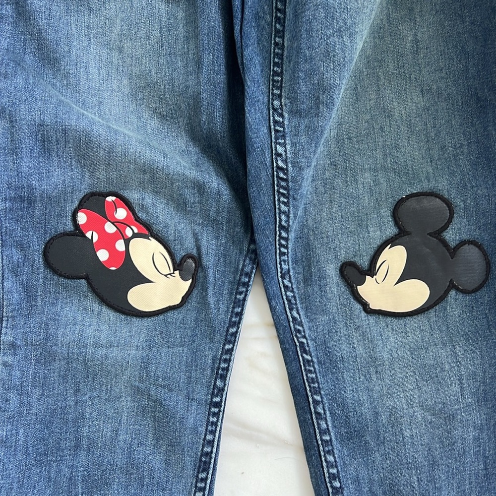 Minnie and Mickey patch‎ Disney Jeans Juniors size 7